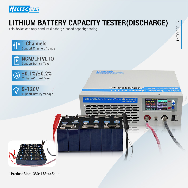 Lifepo4 Battery Pack - Heltec HT‑DC50ABP High‑Power Battery Discharge Capacity