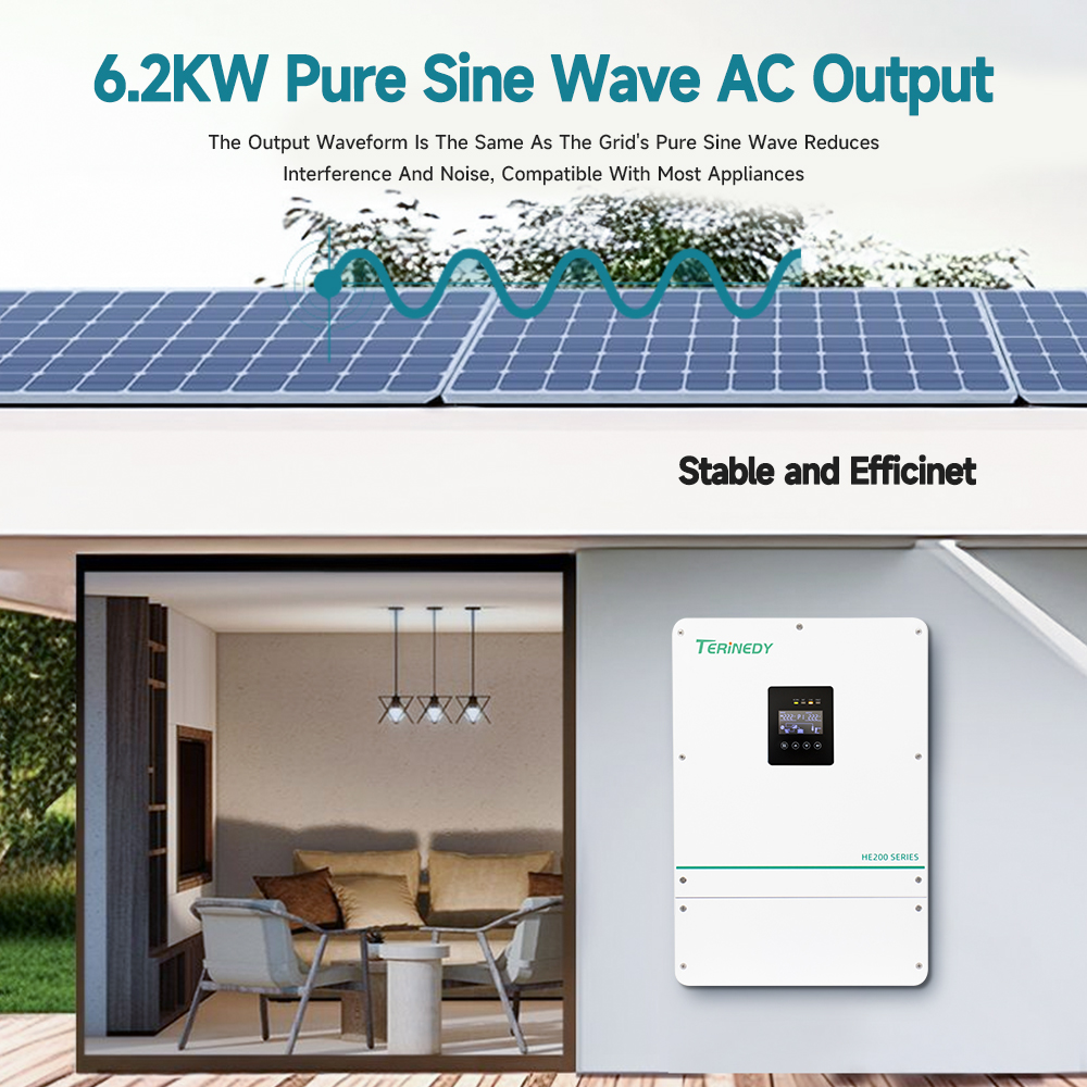 Smart 6kW 48V Built-in MPPT Pu - Pure Sine Wave Inverter recension och pris