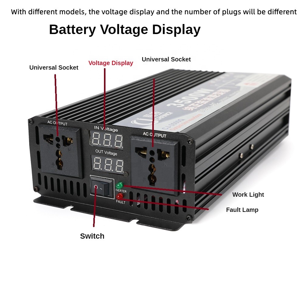 NEW 4000w Peak Power Inverter  - Pure Sine Wave Inverter recension och pris