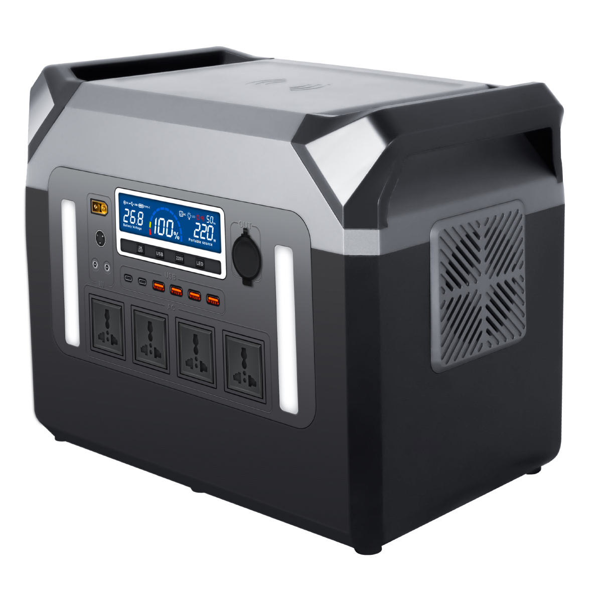 3000W Portable Power Station S - Pure Sine Wave Inverter recension och pris