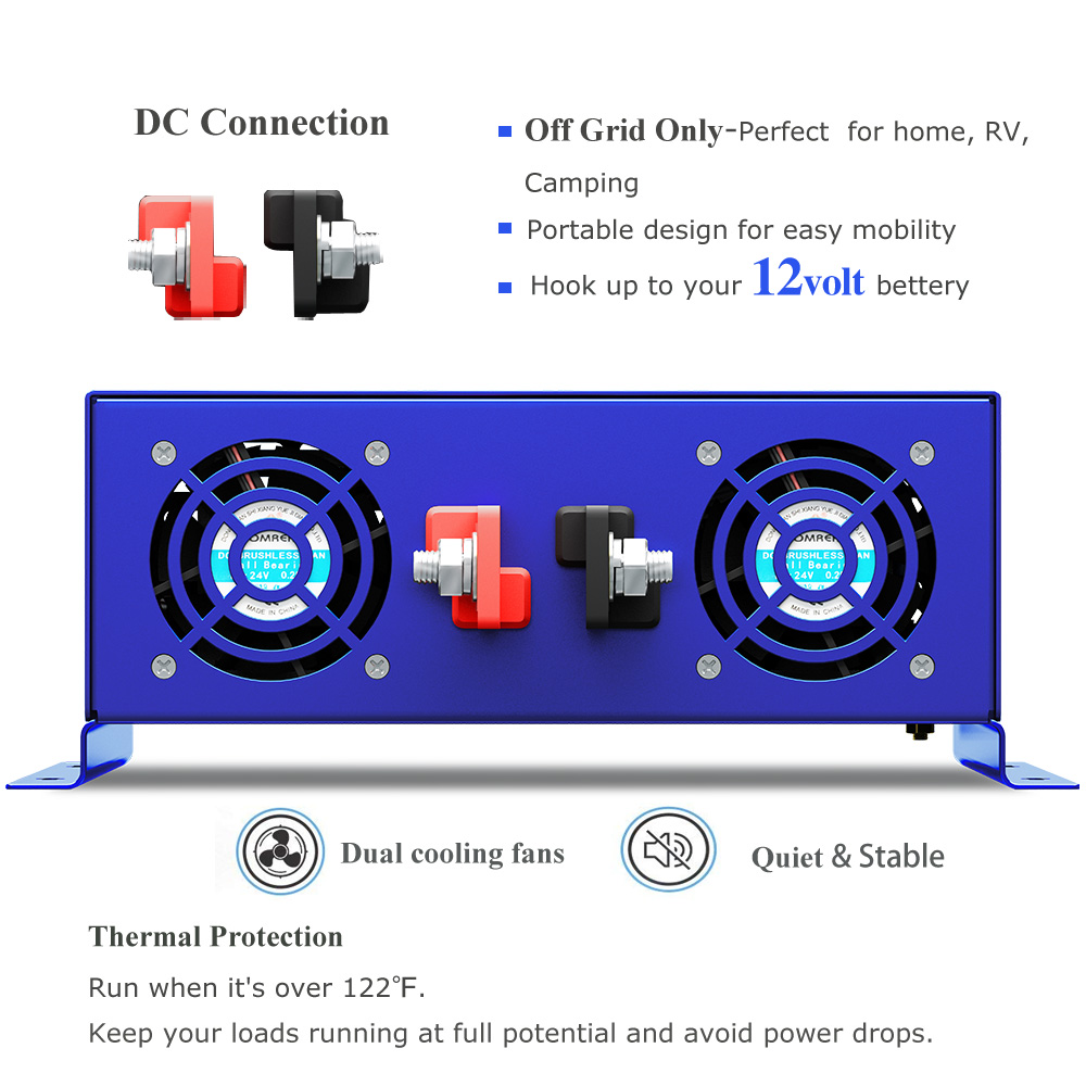 2026 Hot Sale WZRELB 3000W Car - Pure Sine Wave Inverter recension och pris