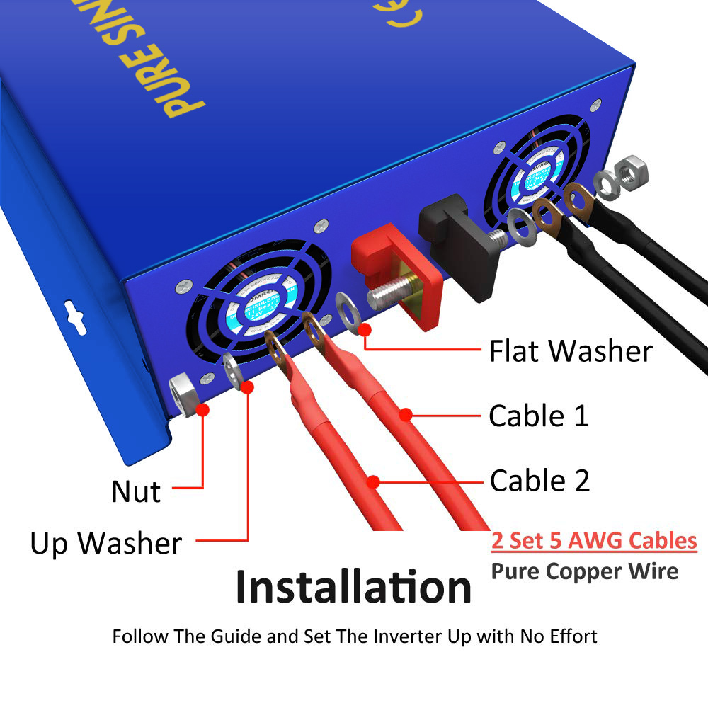 2026 Hot Sale WZRELB 3000W Car - Pure Sine Wave Inverter recension och pris